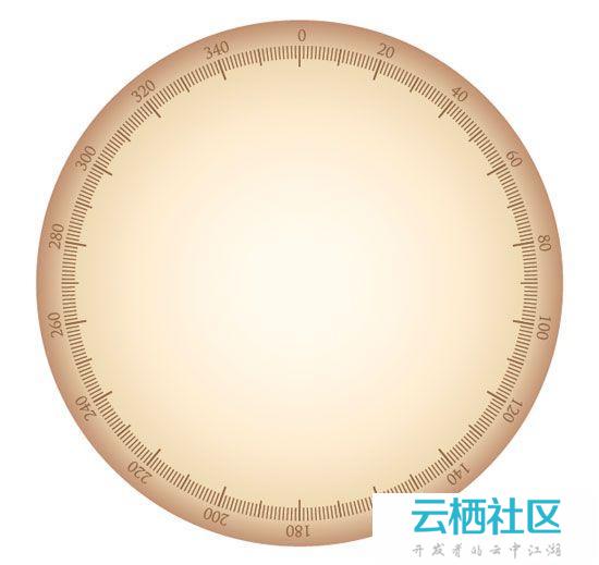 Illustrator利用鼠标简单绘制金色指南针教程-illustrator绘制地图