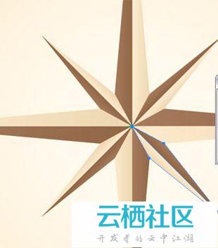 Illustrator利用鼠标简单绘制金色指南针教程-illustrator绘制地图