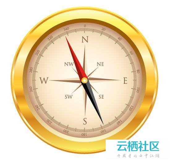 Illustrator利用鼠标简单绘制金色指南针教程-illustrator绘制时钟